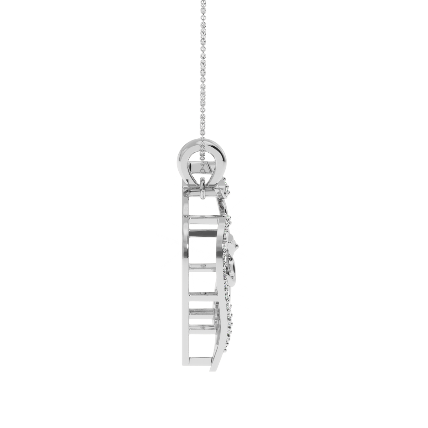 Buy Mother & Child Heart Diamond Pendant | Solitairekart